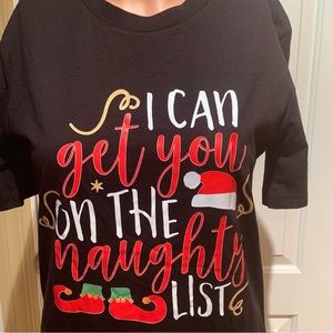 LAVIVA SPORTS. Xmas T- Shirt. Size S. RED/BLACK